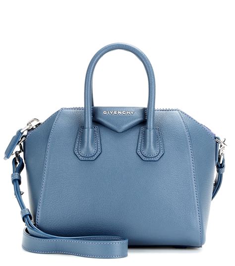 givenchy antigona blue suede|Givenchy antigona mini.